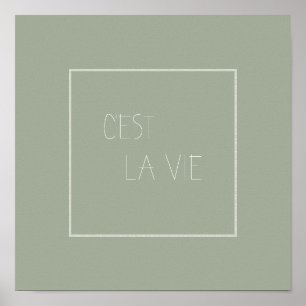 Poster C'est La Vie - Isso é Vida - Francês