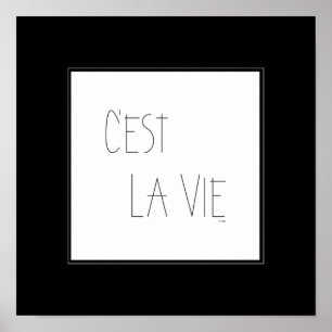 Póster C'est La Vie - Isso é Vida - Francês
