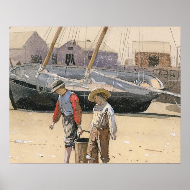 Póster Cesta de amêijoas II (Frente)