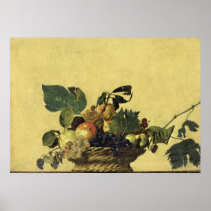 Póster Cesta de Fruta de Caravaggio