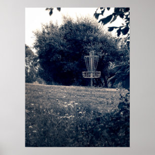 Poster Cesta de Golfe de Disco Frisbee