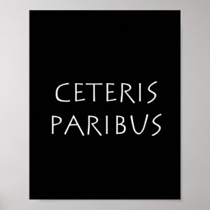 Poster Ceteris paribus