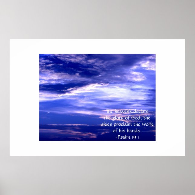 Póster Céu azul (Frente)