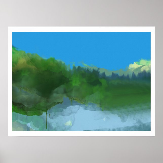 Póster céu azul (Frente)