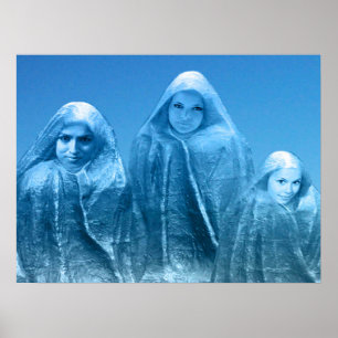 Poster Céu Azul Gelo