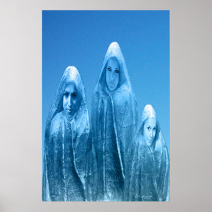 Poster Céu Azul Gelo