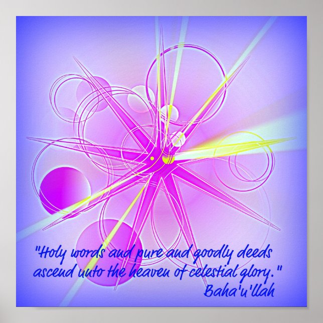 Póster Céu da Glória Celestial (Frente)