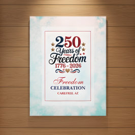 Poster Céu da Liberdade do 250º Aniversário