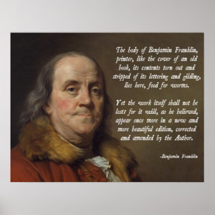 Póster Céu de Benjamin Franklin
