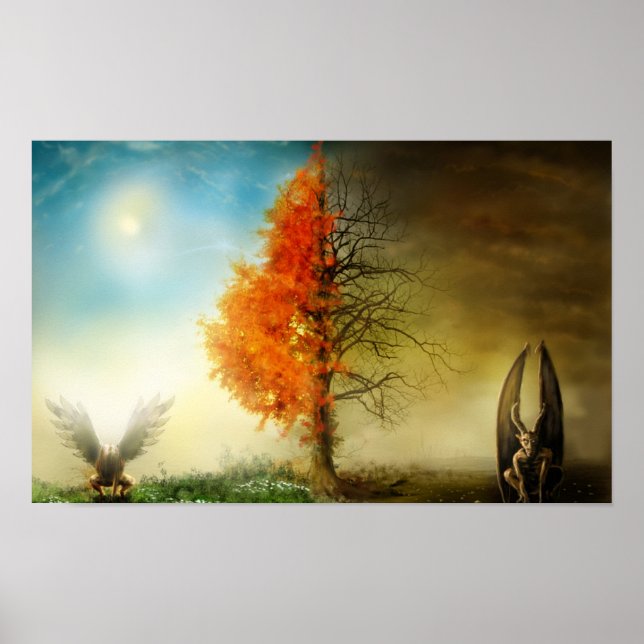 Póster Céu e Inferno (Frente)