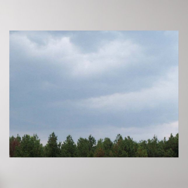 Poster Céu e Nuvens (Frente)