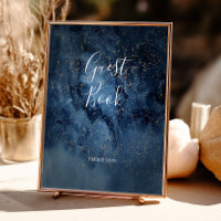 Céu Noturno Celestial | Sinal de Livro de Visitas 