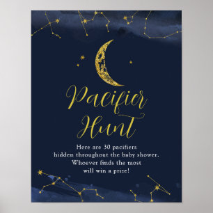 Poster Céu Noturno Sobre a Caça Pacificadora do Chá de fr