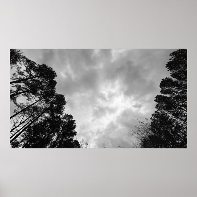 Poster Céu Nublado, (Frente)