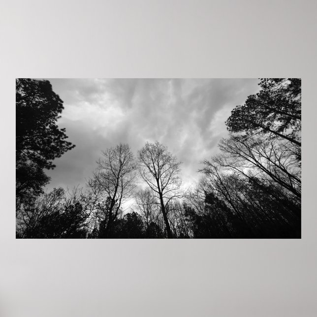 Poster Céu Nublado, (Frente)