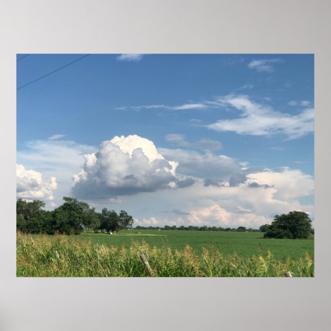 Poster Céu nublado (Frente)