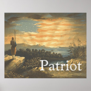 Póster Céu patriótico do T