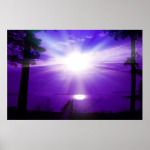Póster Céu roxo