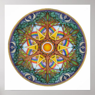 Póster Céu & terra
