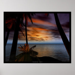 Poster Céu tropico