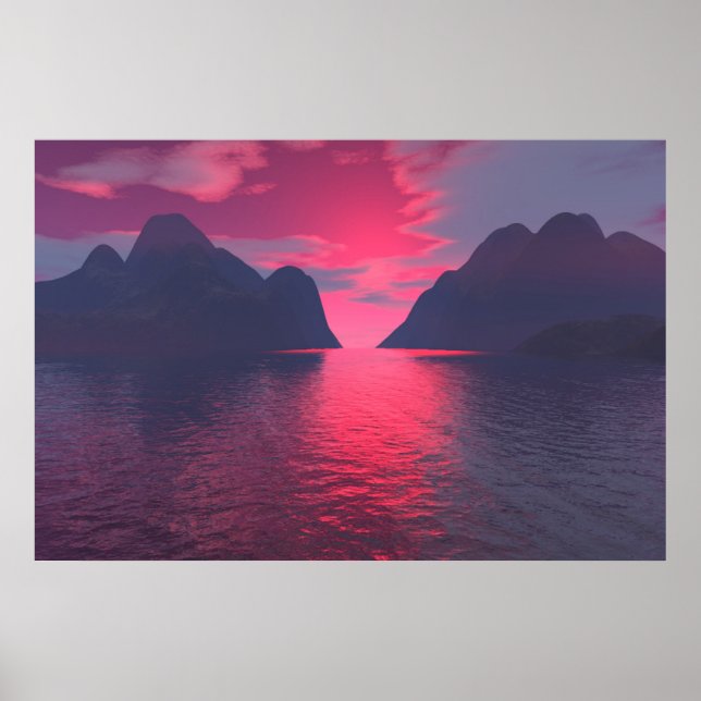 Póster Céu Vermelho (Frente)