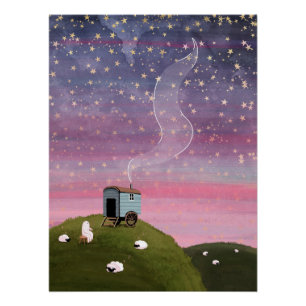 Póster Céu Vermelho