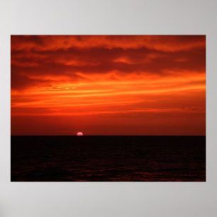 Poster Céu vermelho