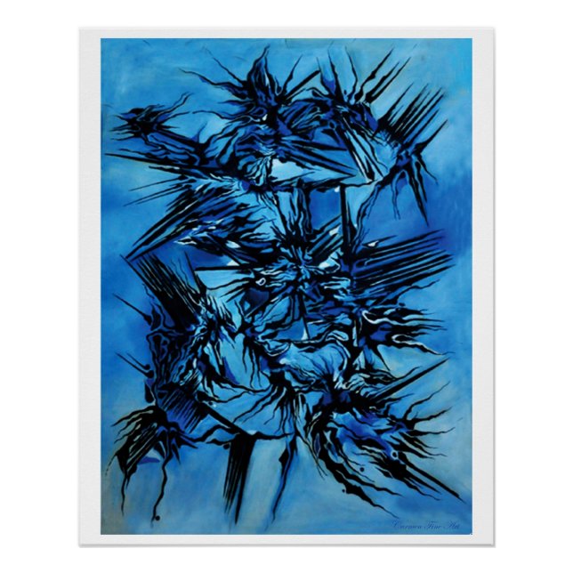 Póster "Céu vs Filosofia", Poster brilhante (Frente)