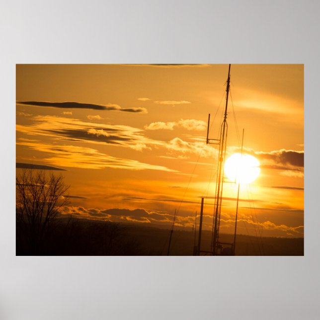 Poster Céus acima de 36 x 24 (Frente)