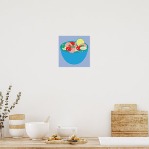 Poster Ceviche de Camarão Mexicano