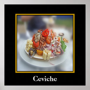 Poster Ceviche peruano