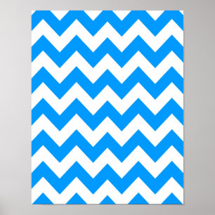 Póster Cevon Azul Claro Negrito