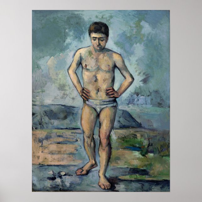 Poster Cézanne - A Grande Banhista (Frente)