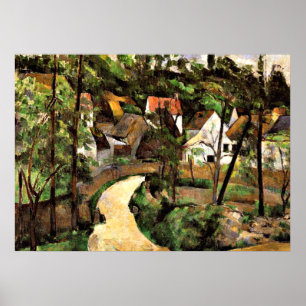 Póster Cezanne - A Turn in the Road