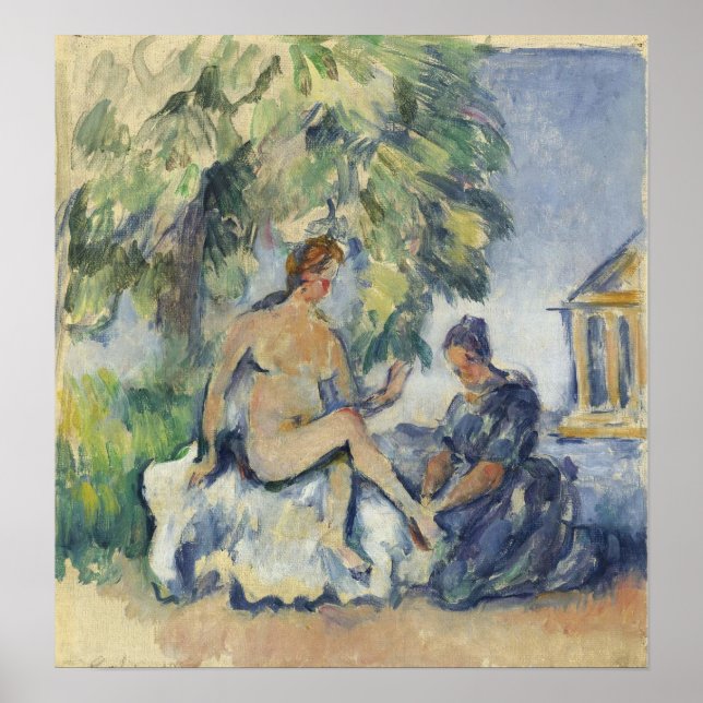 Poster Cézanne - Bathsheba, 1885 (Frente)