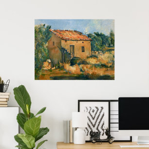 Poster Cezanne - Casa abandonada