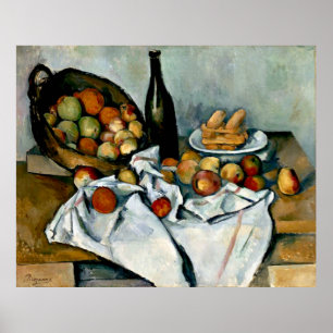 Poster Cezanne - Cesta de Maçãs
