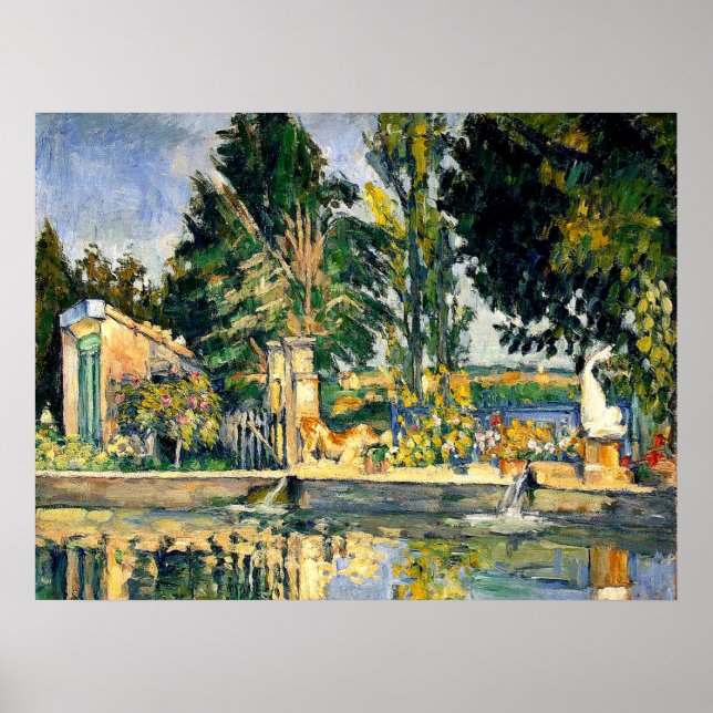 Poster Cezanne - Jas de Bouffan, (Frente)