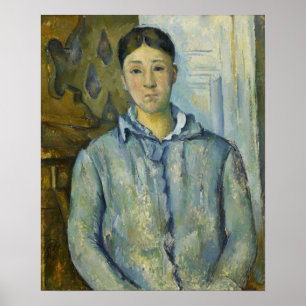 Poster Cézanne - Madame Cézanne De Azul