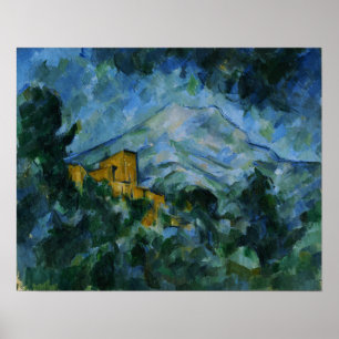 Poster Cézanne - Mont Sainte-Victoire And Chateau Noir