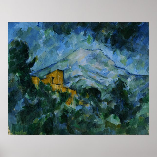 Poster Cézanne - Mont Sainte-Victoire E Chateau Noir (Frente)