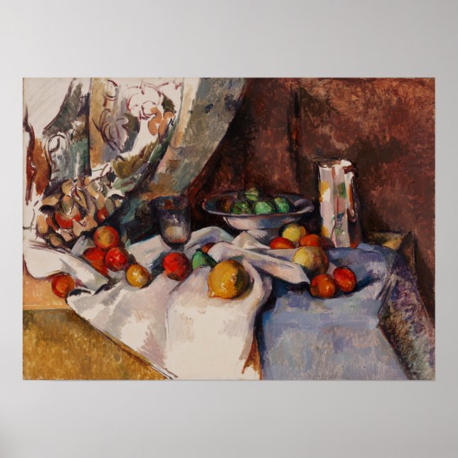Poster Cézanne - Natureza Morta (Frente)