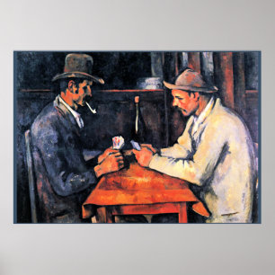 Poster Cezanne - Os Jogadores De Cartão (2)
