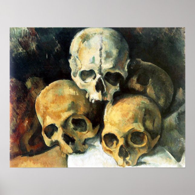 Poster Cezanne Pyramid de Skulls (Frente)