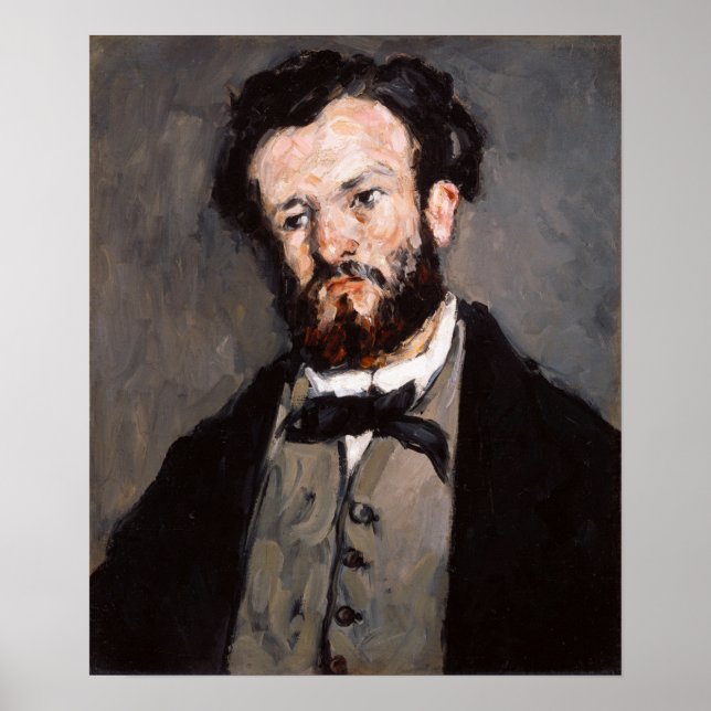 Poster Cézanne - Retrato De Anthony Valabregue (Frente)