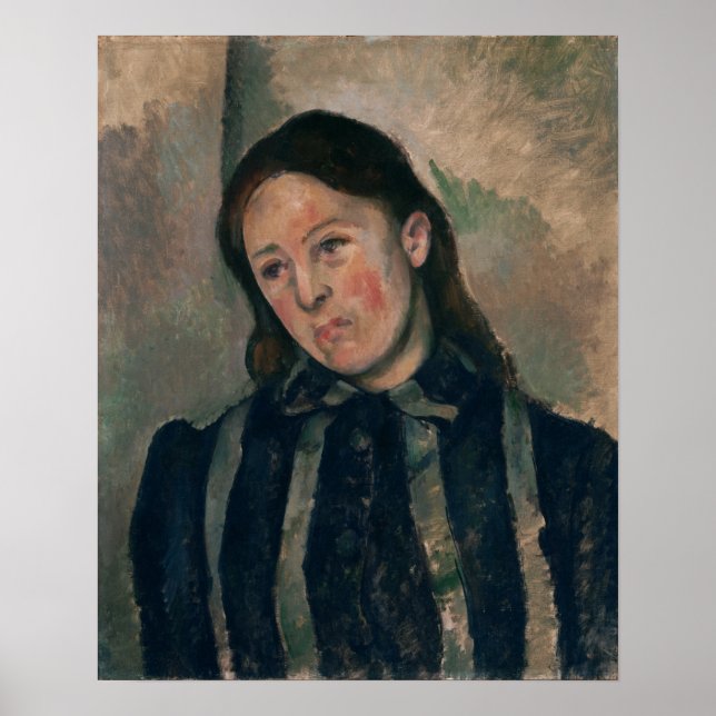Poster Cézanne - Retrato De Madame Cézanne (Frente)