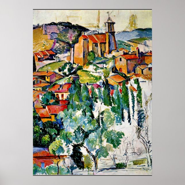 Poster Cezanne - The Village of Gardanne (Frente)