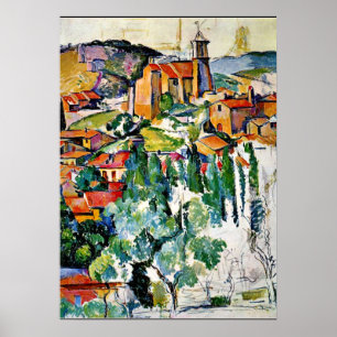Poster Cezanne - The Village of Gardanne