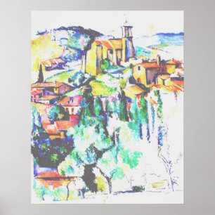 Poster Cezanne Village em Gardanne