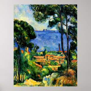 Poster Cezanne - Vista da Estaque